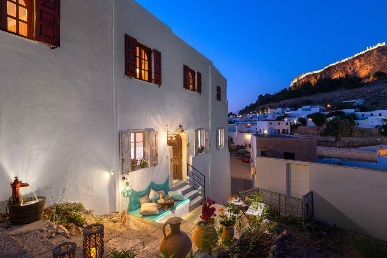 Casa Pietra Lindos Luxury Traditional House Exterior foto